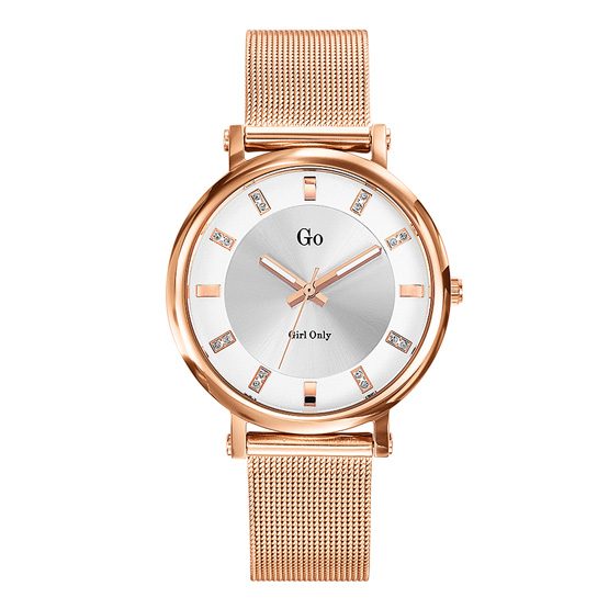 Girl Only Damen-Armbanduhr in Rosé